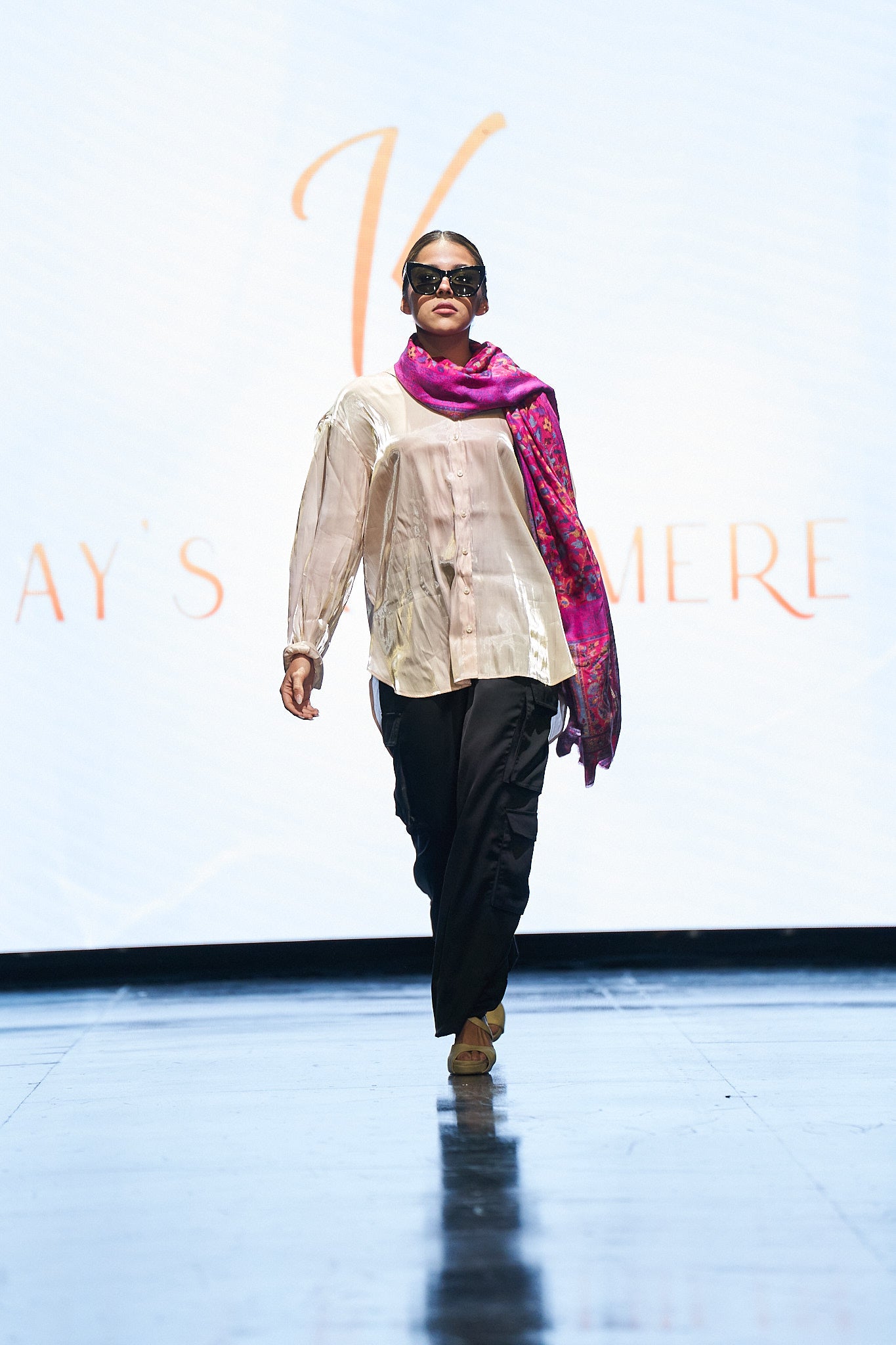 Luscious Floral Pashmina Scarf or Shawl