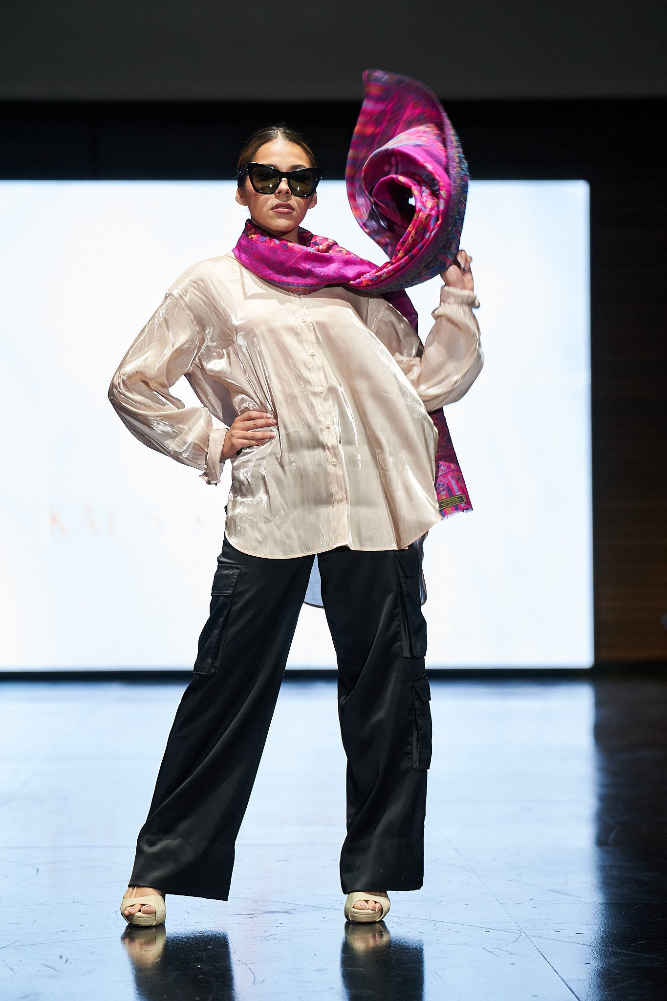 Luscious Floral Pashmina Scarf or Shawl