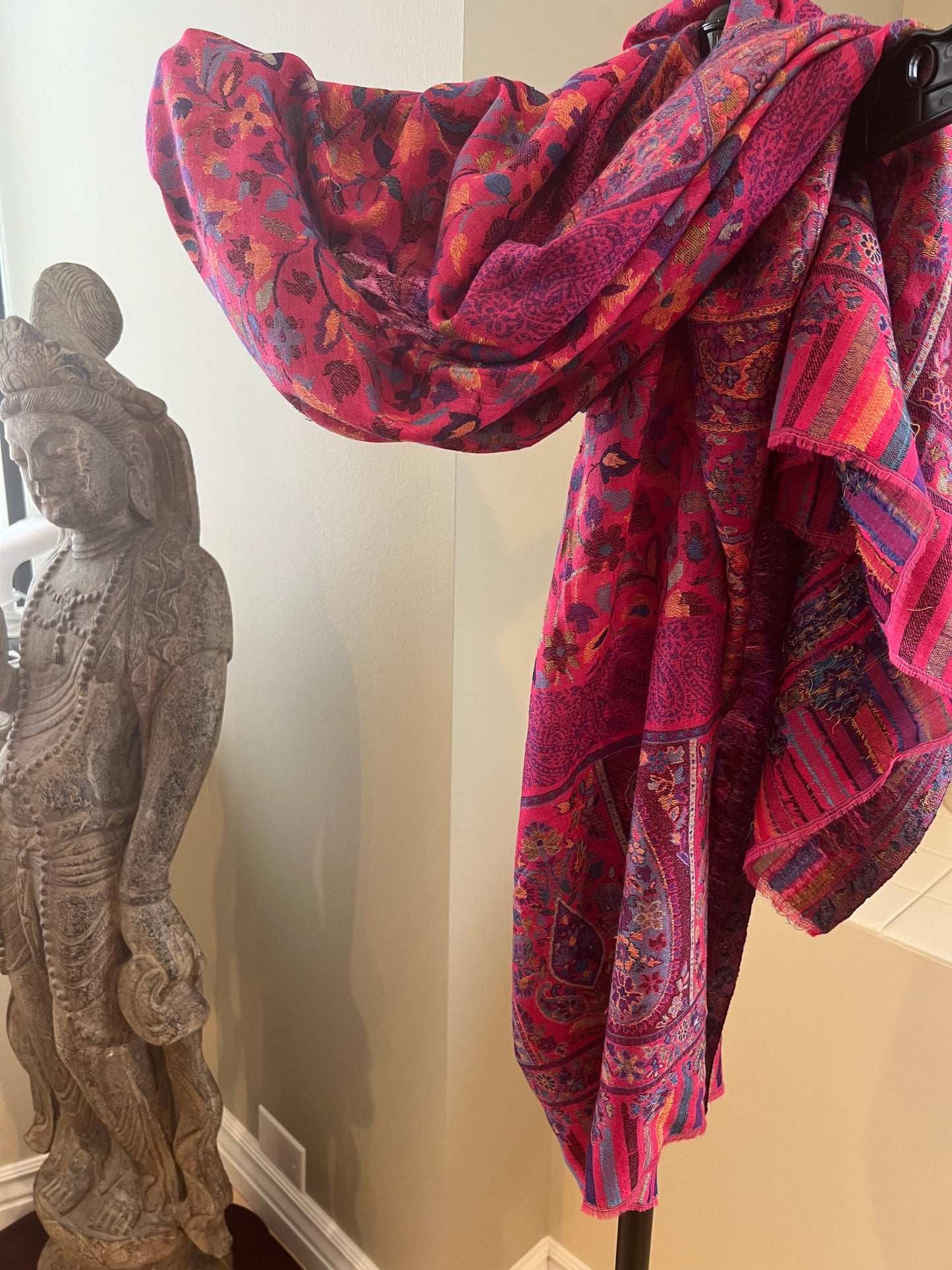 Luscious Floral Pashmina Scarf or Shawl