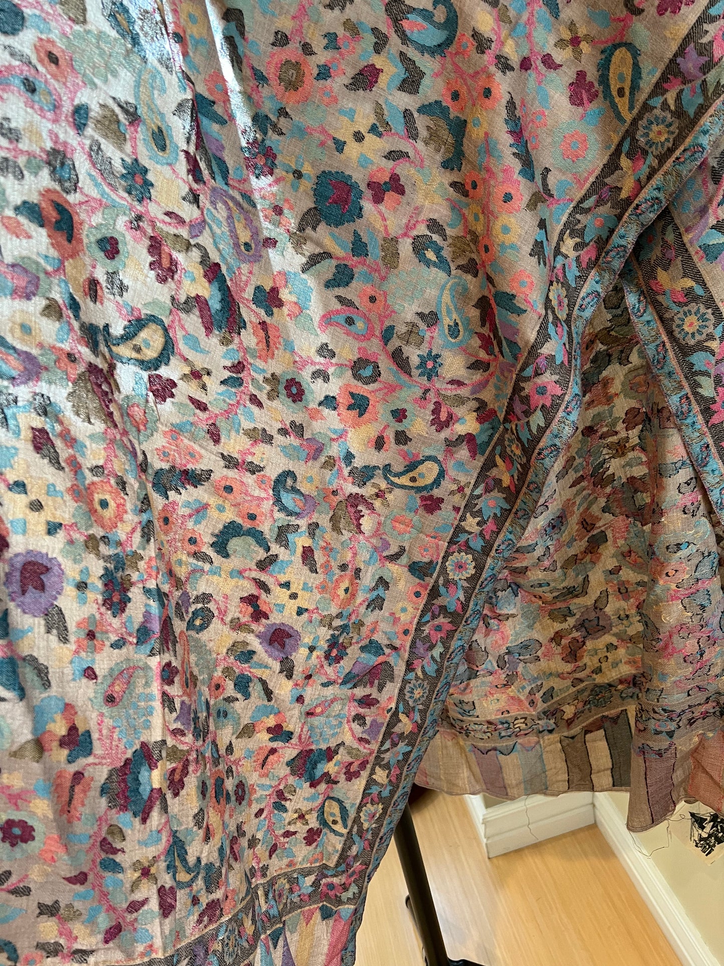 Luscious Floral Pashmina Scarf or Shawl