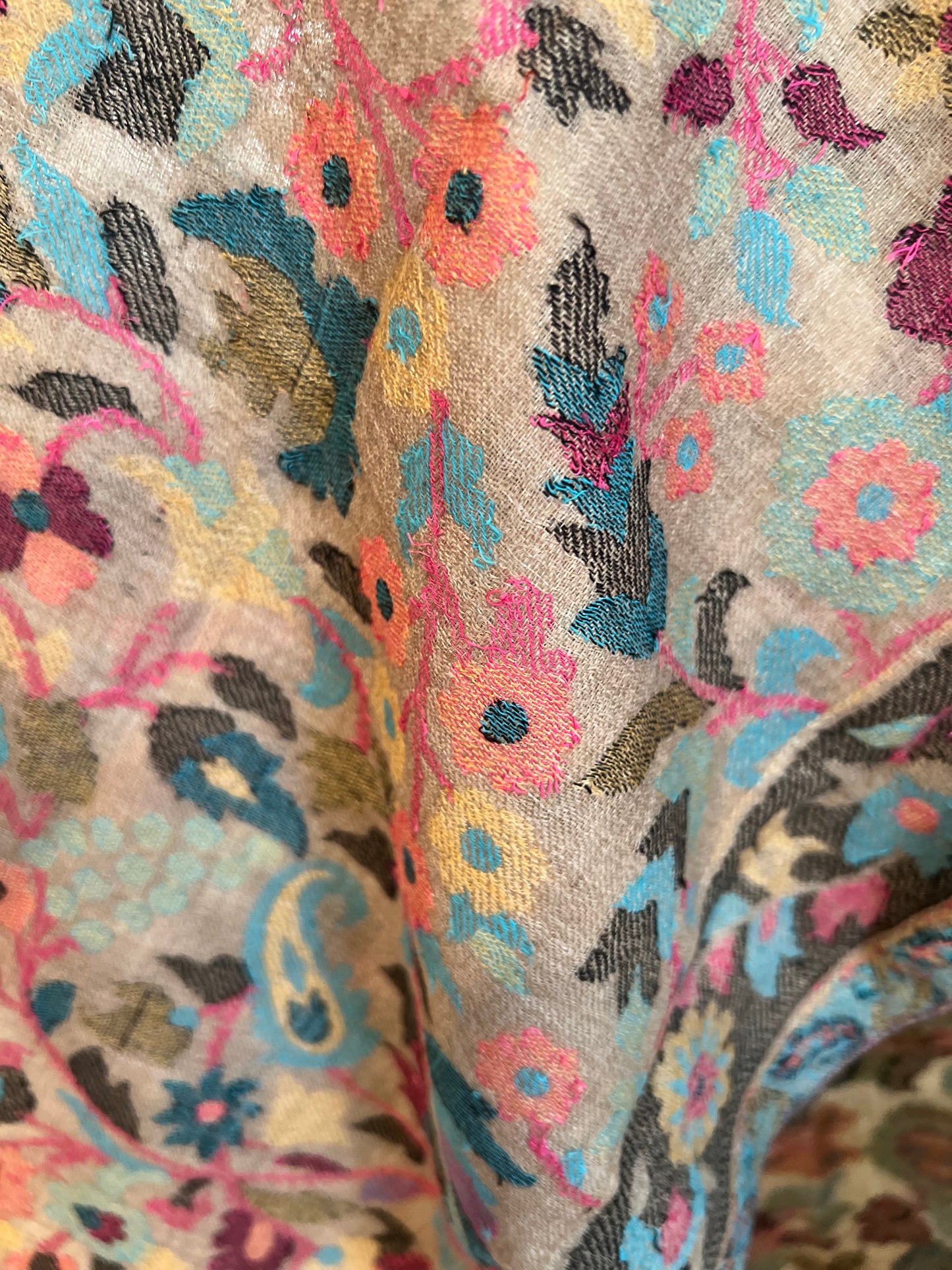Luscious Floral Pashmina Scarf or Shawl