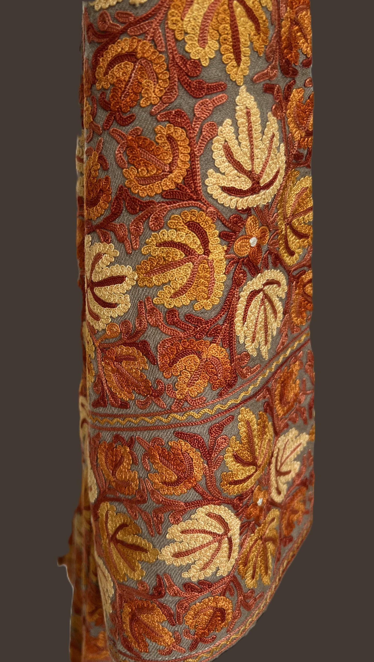 Pashmina long coat in Autumn colors