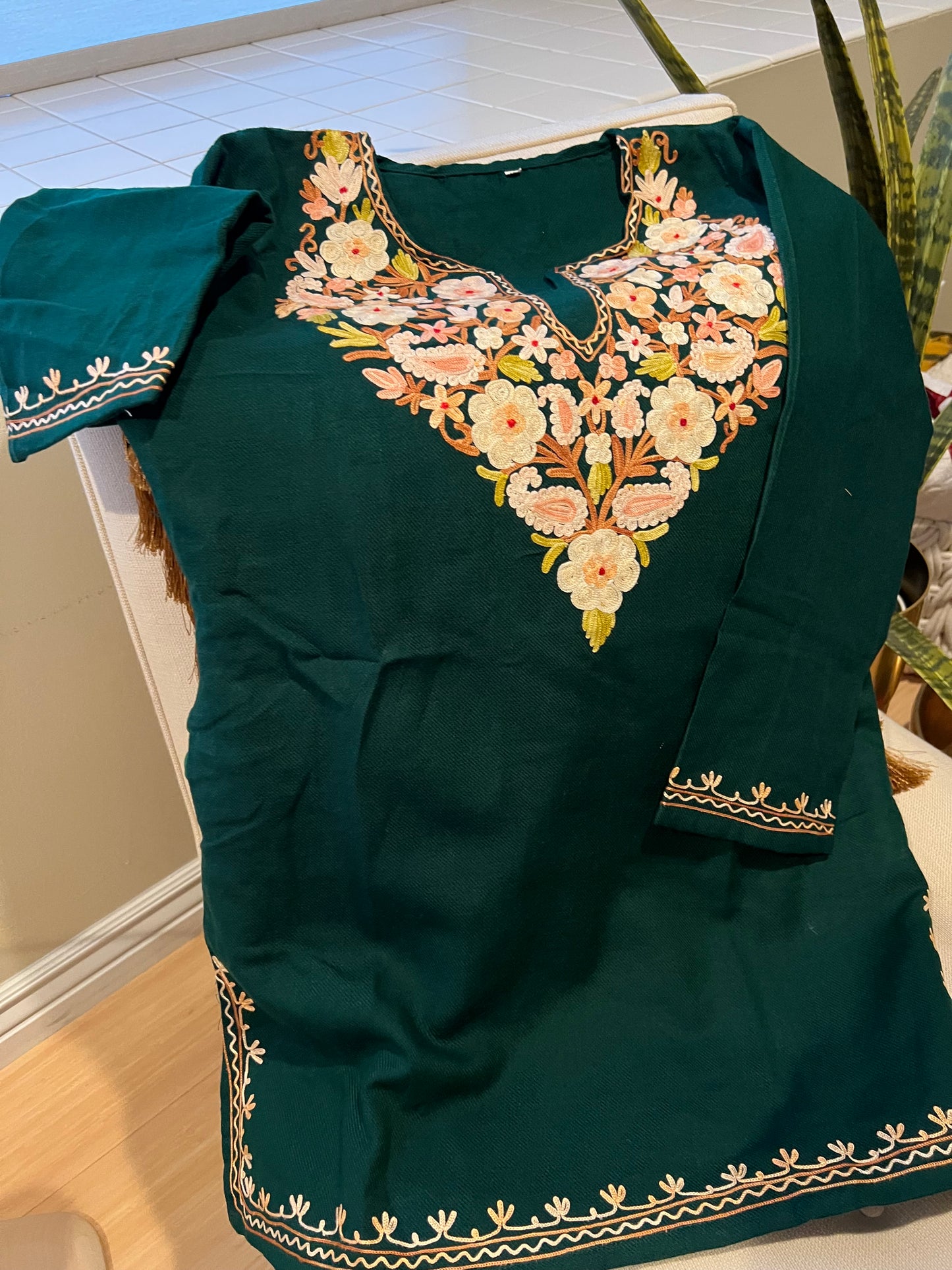 Short Length Pashmina Tunic
